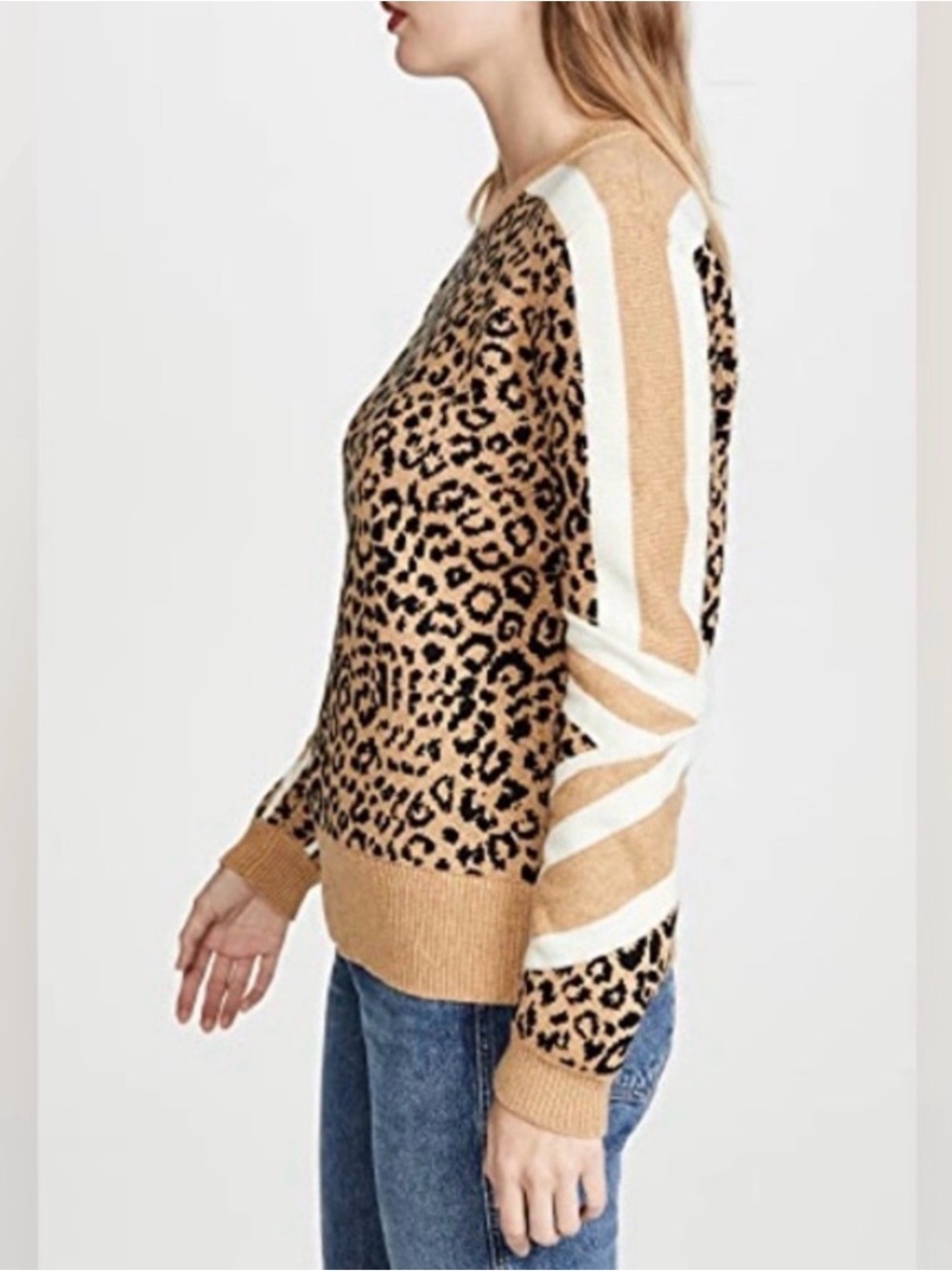 Current/Elliott Duvall Leopard Sweater Size 1 - Picture 4 of 10